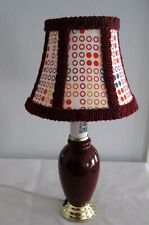 Small burgundy lamp for sale  Dunnellon