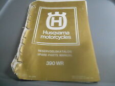 Husqvarna Motorcycles Manual de piezas de repuesto 390WR motores no 2062-0001 ML-22000 segunda mano  Embacar hacia Argentina