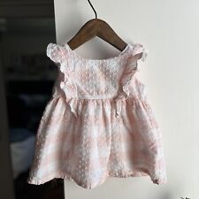 Joie pink gingham Dress Baby Girl Size 24 Months for sale  Shipping to South Africa