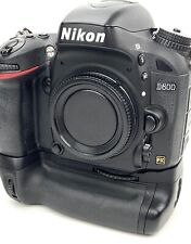 Cuerpo de cámara réflex digital Nikon D600 24,3 MP CMOS formato FX con agarre de batería segunda mano  Embacar hacia Argentina