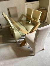 table x6 chairs dining for sale  LINCOLN