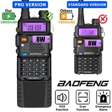 Usado, Radioaficionados walkie talkies de largo alcance Baofeng UV-5R 8W actualizado doble banda de dos vías segunda mano  Embacar hacia Argentina