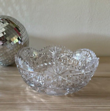 large crystal bowl heavy for sale  Kilgore