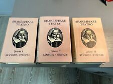 Shakespeare teatro volumi usato  Brescia