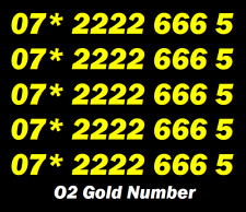 Number sim gold for sale  CRAIGAVON