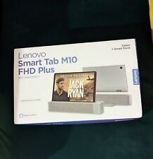 Tablet Smart Dock Alexa Lenovo Smart Tab m10 FHD plus Wifi cinza platina 4GB+64GB comprar usado  Enviando para Brazil