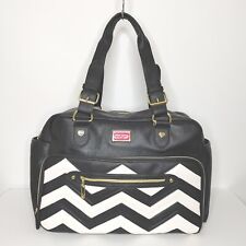 Bolso de Mano Betsey Johnson Bolsillos Negro Blanco Bolsillos Correa para el Hombro NECESITA REPARACIÓN, usado segunda mano  Embacar hacia Argentina