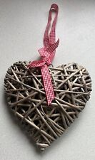 Wicker hanging heart for sale  Shipping to Ireland