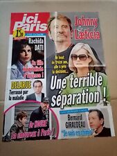 Johnny hallyday affiche d'occasion  Pons
