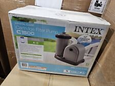 INTEX 28635EG C1500 Krystal Clear Cartridge Filter Pump for Above Ground Pool..., used for sale  Shipping to South Africa