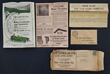1922 antique AUTOMOBILE CATALOG accessories equipment VAN KERR Co chicago il, used for sale  Shipping to South Africa