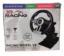 Used, XR Racing Steering Wheel, Peddles For XboxOne PlayStation and Nintendo Switch PC for sale  Shipping to South Africa