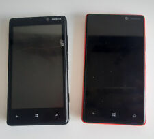 Usado, Dois telefones NOKIA Lumia 820 para reparo de peças de reposição - Não funciona - Fabricado na Finlândia comprar usado  Enviando para Brazil