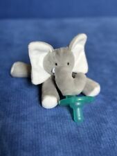 Chupeta WubbaNub Elefante Binky Soothie Cinza Elefante Bicho de Pelúcia 6” comprar usado  Enviando para Brazil