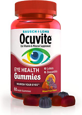 Suplemento vitamínico y mineral Ocuvite para la salud ocular gomas adultas, contiene laúd segunda mano  Embacar hacia Argentina
