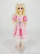 UCanaan Hinged Articulated 16" Doll With Blonde Hair Pink Dress for sale  Shipping to South Africa
