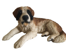 Vintage Italian CASTAGNA Resin Sitting Dog Figurine Sculpture Ornament - 1988 for sale  Shipping to South Africa
