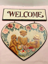 Welcome sign teddy for sale  Montgomery