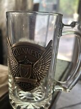 Distintivo/emblema de estanho Guinness Dublin 6" vidro pinta cerveja Stein comprar usado  Enviando para Brazil