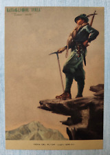 Cartolina fascismo alpini usato  Morra De Sanctis