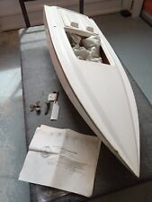 Vintage Dumas /octura? 38”V hull Gas RC boat , cigarette model for sale  Shipping to South Africa