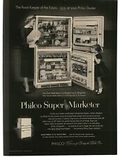 1956 Philco Super Marketer Geladeira Freezer Impressão Vintage Anúncio 2 comprar usado  Enviando para Brazil