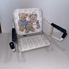 Vintage Graco Tot Loc Booster Seat Portable Hook On Table High Chair Teddy Bear for sale  Shipping to South Africa