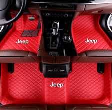 Used, Fit For Jeep Wrangler All Weather Car Floor Mats Custom Floor Carpet Waterproof for sale  Shipping to South Africa