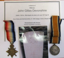 Ww1 medals casualty for sale  KETTERING