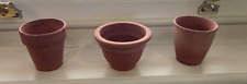 Trio of Terracotta Plant Pots and Terracotta Dish - All different sizes for sale  Shipping to South Africa