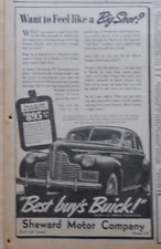 1939 newspaper buick for sale  Houlton