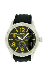I by Invicta IBI41705-002 relógio masculino analógico tom dourado data do dia silicone preto, usado comprar usado  Enviando para Brazil