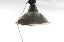 Lámpara colgante Art Deco de esmalte antiguo ""Usada"" BARRA cocina diseño industrial segunda mano  Embacar hacia Argentina