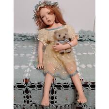 19" Joan Blackwood Resin Doll Green Eyes Light Auburn Hair Realistic 387/600 for sale  Shipping to South Africa