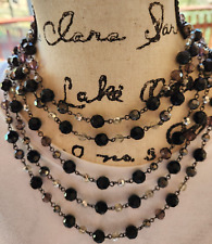 Beaded necklace black for sale  Fairfax Station