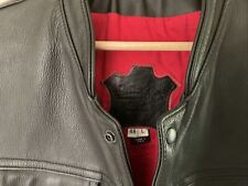 Leather motorcycle waistcoat for sale  PONTEFRACT