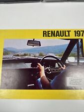 Renault range brochure for sale  NEWCASTLE UPON TYNE
