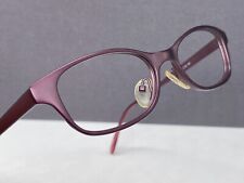 Jean Lafont Glasses Women's Red Purple Rectangular Titanium Taboo Full Edge France for sale  Shipping to South Africa