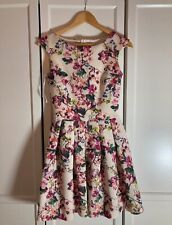 Używany, Kolorowa sukienka w kwiaty, rozmiar S, colorfull flower dress, size S na sprzedaż  PL