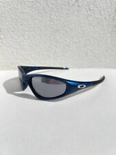 1999 Vintage Oakley Straight Jacket Niebieska czarna Iridium Okulary przeciwsłoneczne USA Sport na sprzedaż  PL