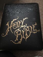 Vintage leather bible for sale  UK