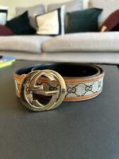 Gucci leather belt for sale  KENDAL