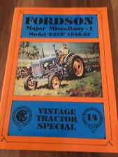 Fordson major miscellany for sale  UK
