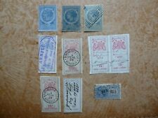 Timbres fiscaux anciens d'occasion  Sarry