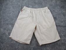 Pantalones cortos Billabong 32 bolsillos de algodón chino/caminar informal cordón beige segunda mano  Embacar hacia Argentina