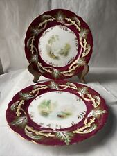 Pair antique plates for sale  BEXHILL-ON-SEA