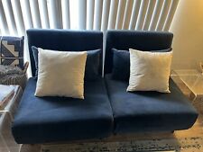 blue velvet sleeper sofa for sale  Newport Beach