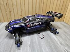 Used, Traxxas E-Revo 1.0 1/8 Monster Truck Roller Slider Chassis w/ Body, Manual for sale  Shipping to South Africa