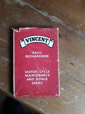 Vincent motorcycle maintenance for sale  WALLASEY