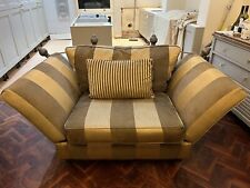 Gold striped seater for sale  LIVERPOOL